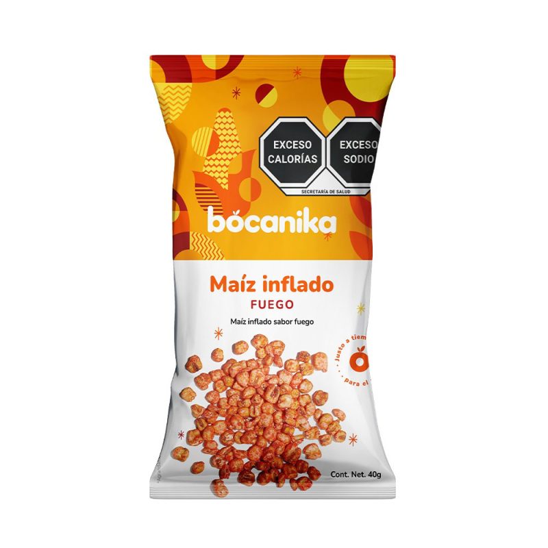 Maiz inflado sabor fuego - Bocanika